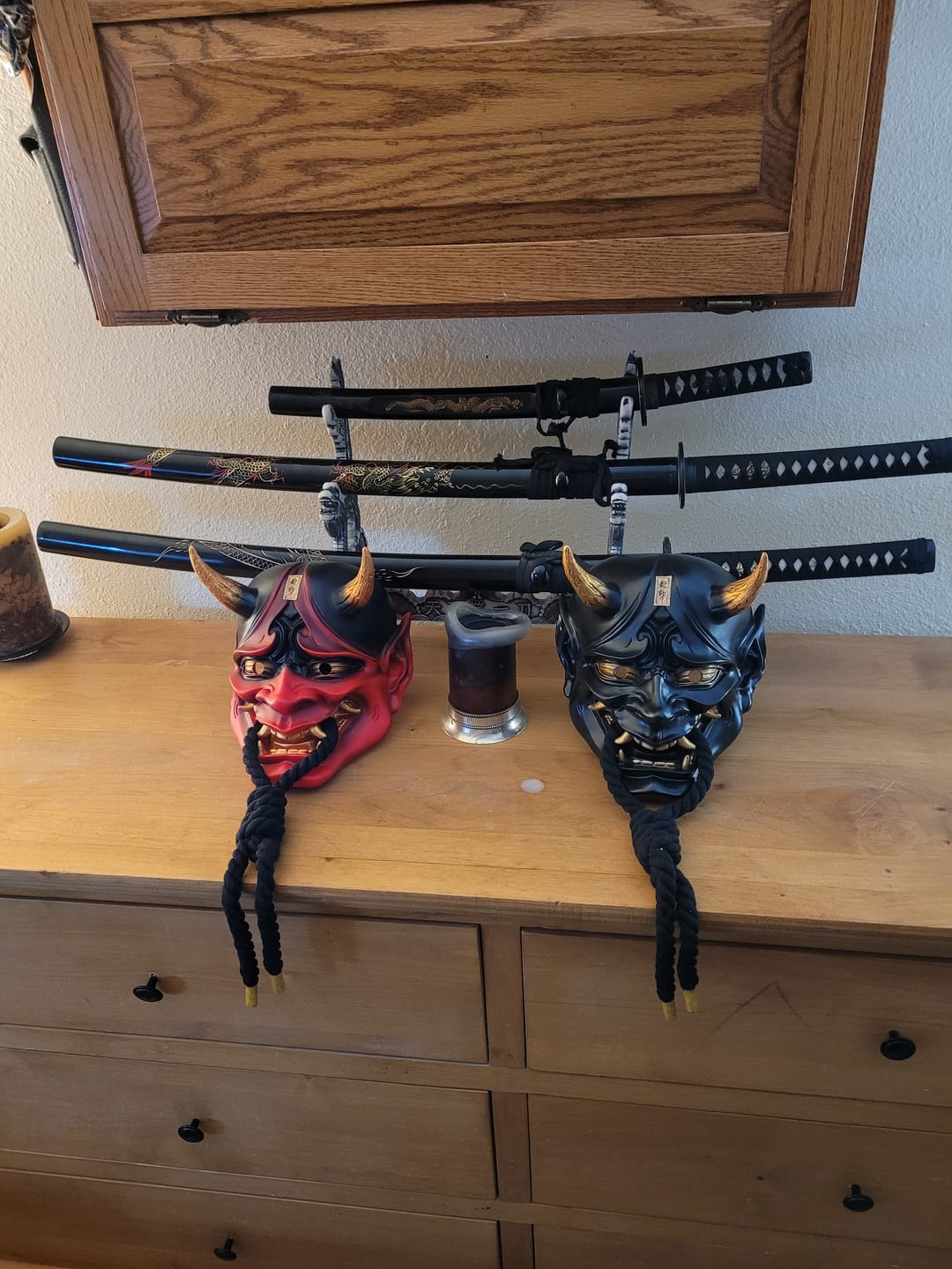 Customer photo review of Red Hannya Mask