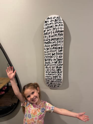 Customer photo review of FAMILY MANTRA SKATEBOARD