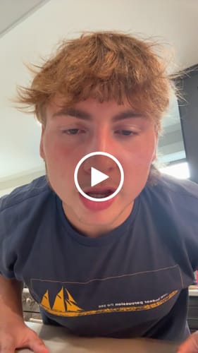 Customer video review of POST HUSTLE