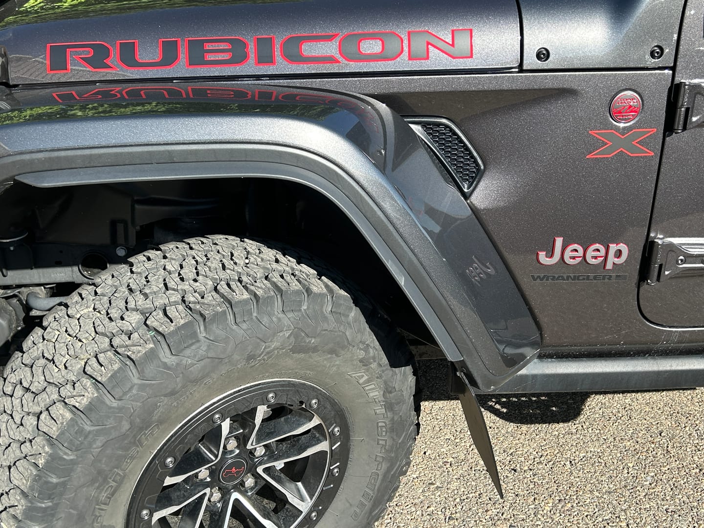 Customer photo review of Premium Hood Lettering | Set of 2
