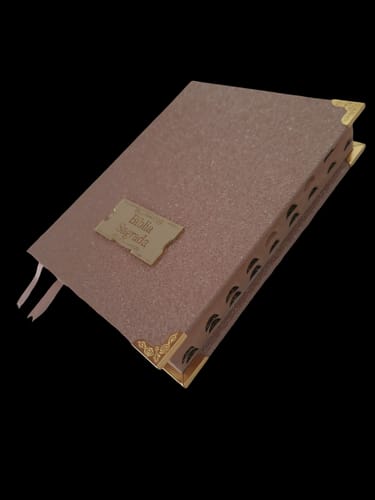 Customer photo review of SHINE GLITTER 0,8MM COM FUNDO SPUN COR ROSE