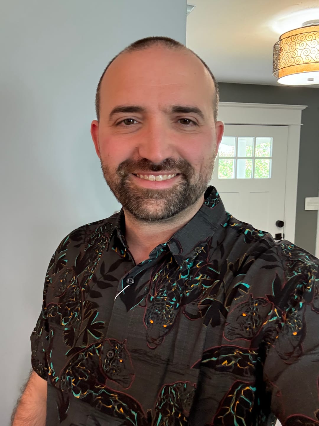 Customer photo review of Jag Noir – Bamboo Short Sleeve Shirt