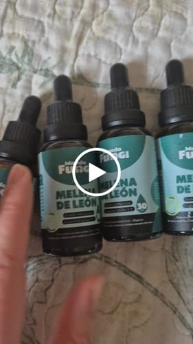 Customer video review of Gotas de Melena de León - Ultra Concentradas