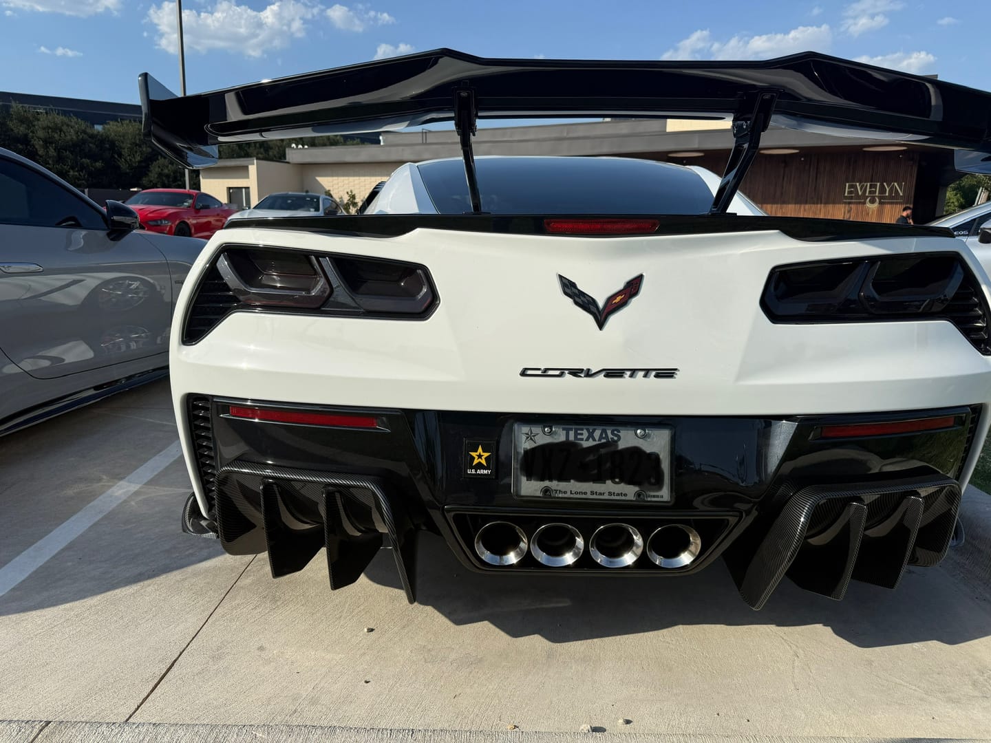 Customer photo review of Corvette C7 Add On Rear Bumper Diffuser