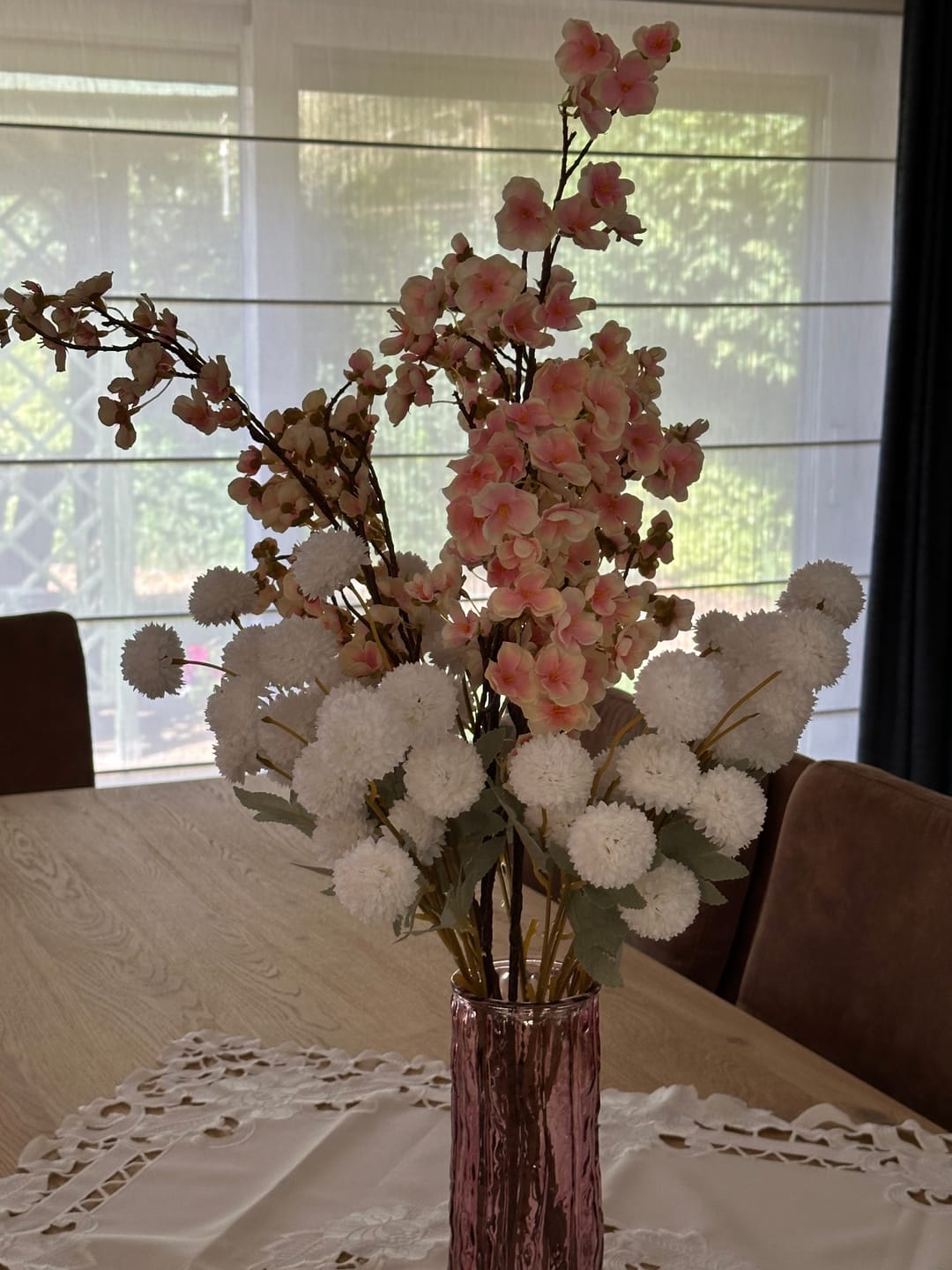 Customer photo review of Zijden Kiku Bloemen - Wit