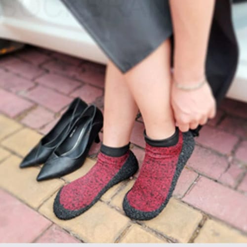 Customer photo review of Pulse III – Chaussettes Pieds Nus Antidérapantes