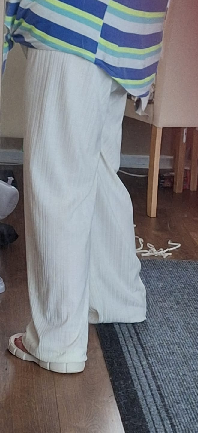 Customer photo review of Linear Flow Jersey Fabric