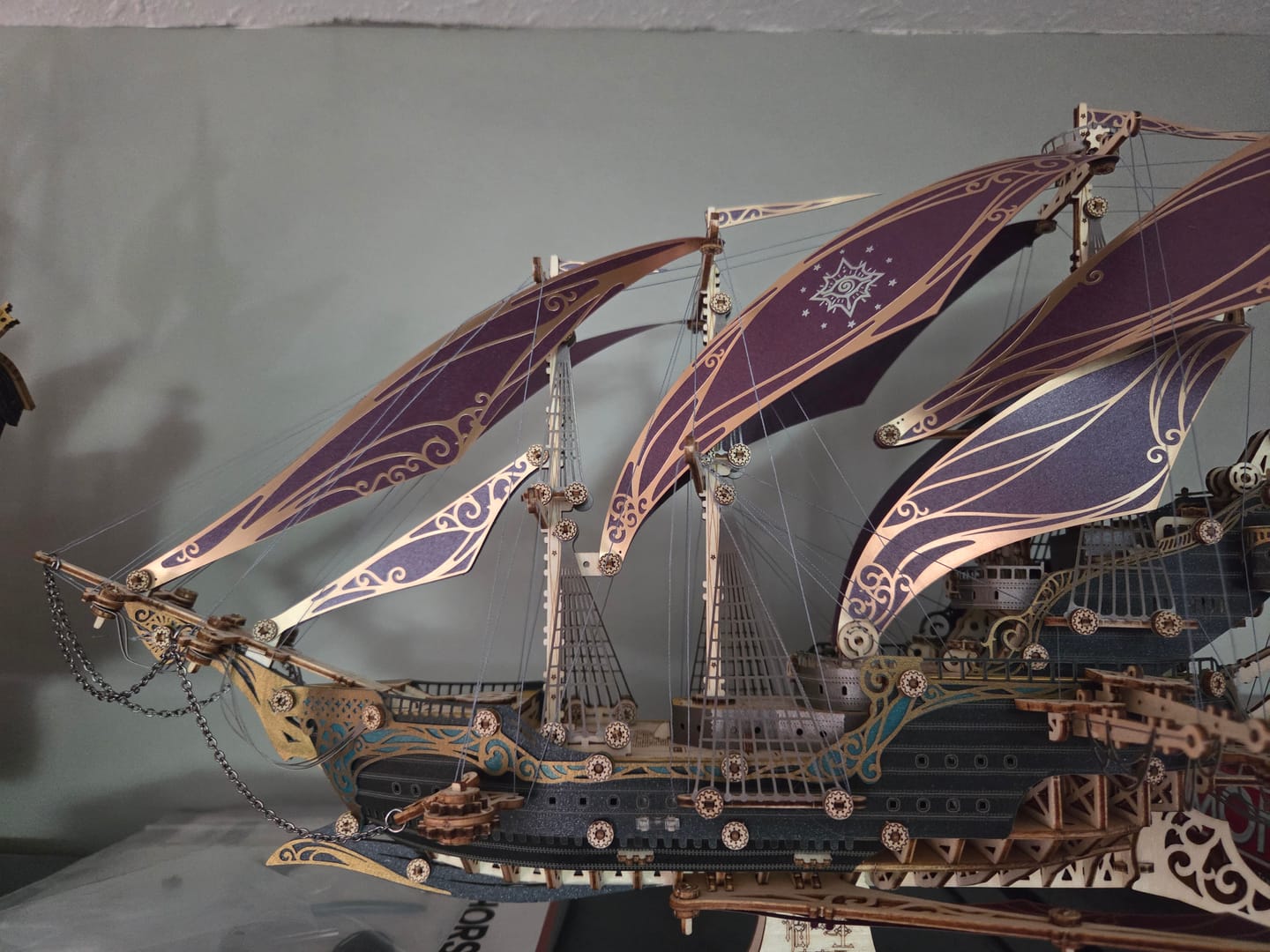 Customer photo review of Rokrgeek Future Pirate Ship Wooden 3D Model
