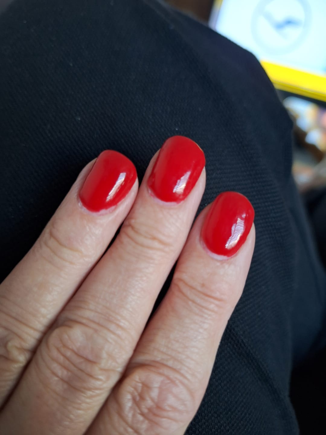 Customer photo review of Sunset Lover Dipping Powder