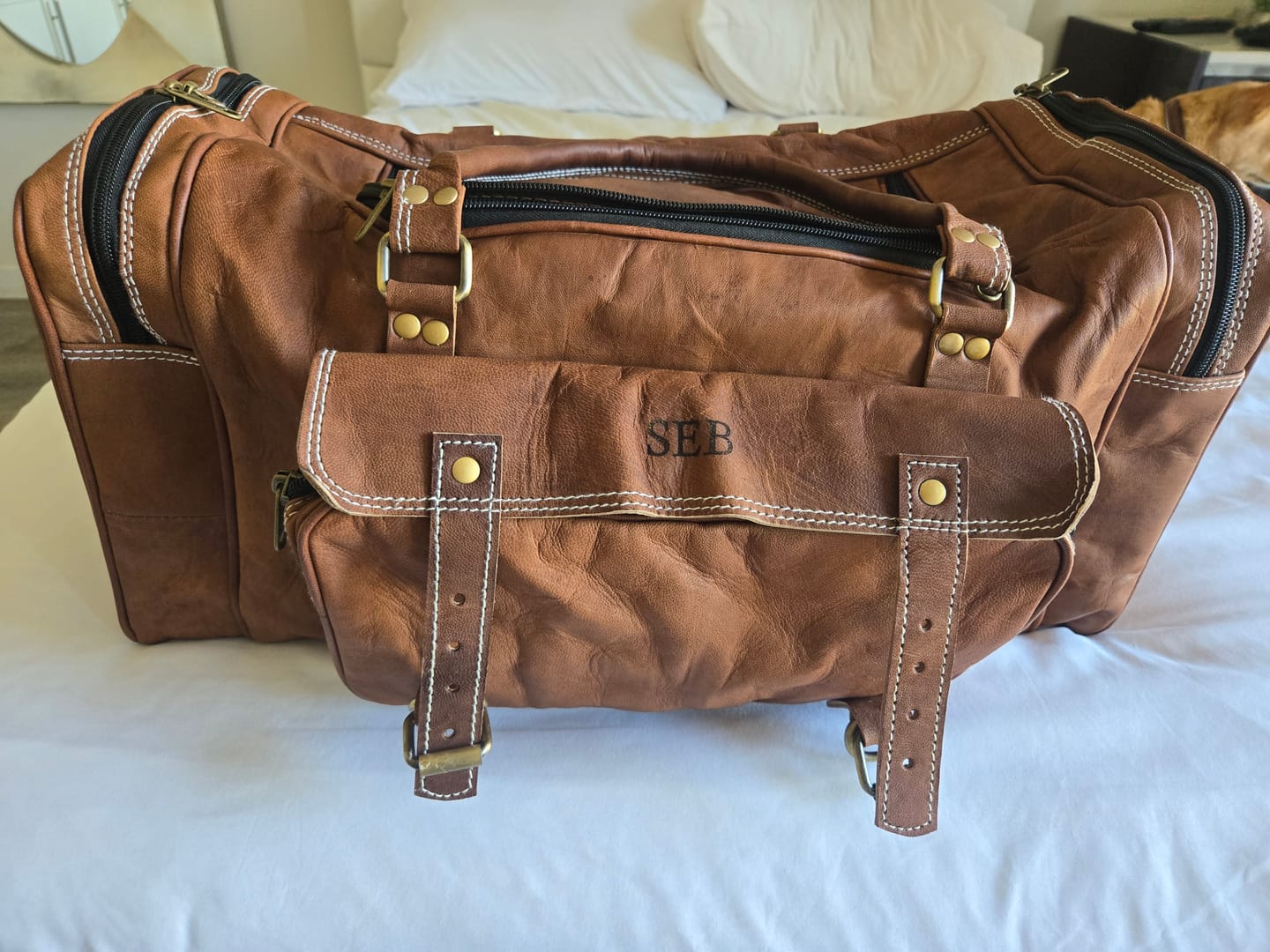 Customer photo review of Traveler Weekender Duffle