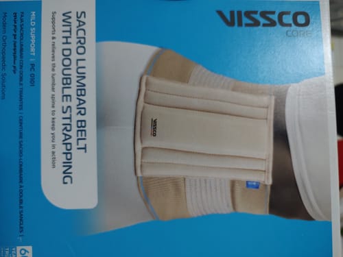 Customer photo review of Sacro Lumbar Belt (Mild Support) | Provides Support to Lower Back | Corrects Posture & Relieves Back Pain (Beige)