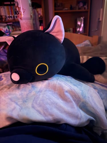 Customer photo review of Weighted HugaLump Animal Plush  Medium