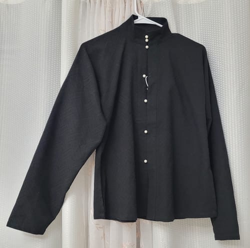 Customer photo review of Shi Zi 柿子 Persimmon Ming Dynasty Liling Narrow Sleeve Daily Cotton Shirt