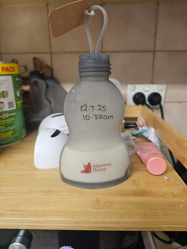 Customer photo review of Eco-Friendly Milk Bags