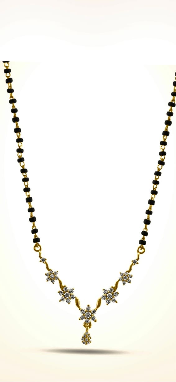 Customer photo review of Blossom Mangalsutra | BIS Hallmarked | 18k Gold Vermeil
