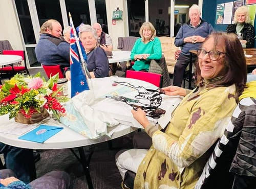 Customer photo review of Kiwiana Native Bird NZ Map