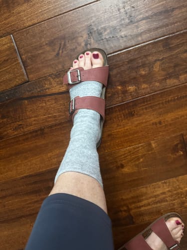 Customer photo review of Premium Anti-Fatigue Bamboo Footsleeves