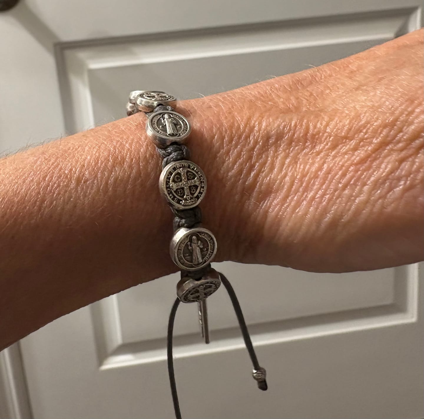 Customer photo review of Benedictine Blessing Bracelet - Silver Medals