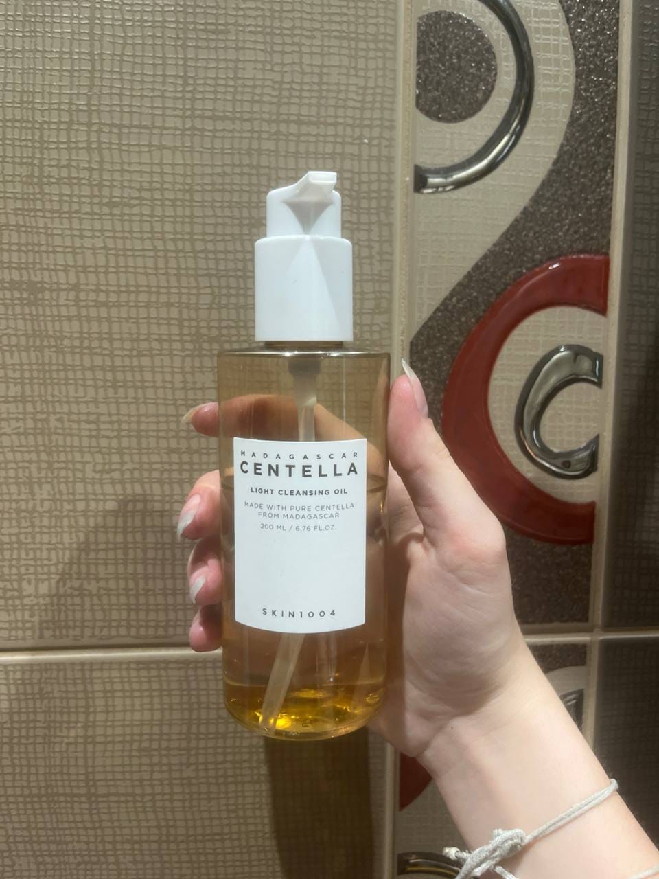 Customer photo review of Viegla tīrīšanas eļļa ar ekstraktu Gota Kola SKIN1004 Madagascar Centella Light Cleansing Oil