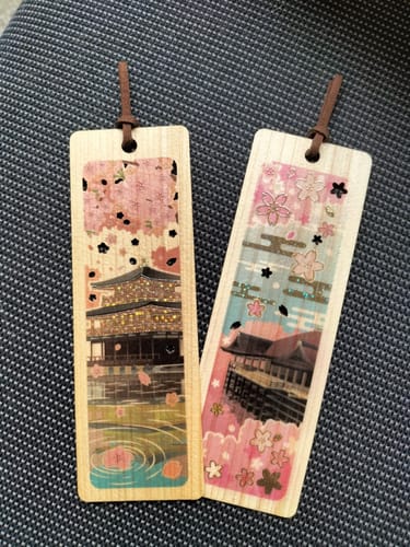 Customer photo review of Marque-Page Cyprès Japonais Temple Kinkaku-ji