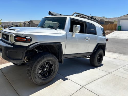 Customer photo review of KSP Forged Aluminum Front Upper Control Arms 2"-4" Lifted One-piece Adjustable UCAs