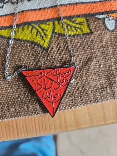 Customer photo review of The Resistance Necklace