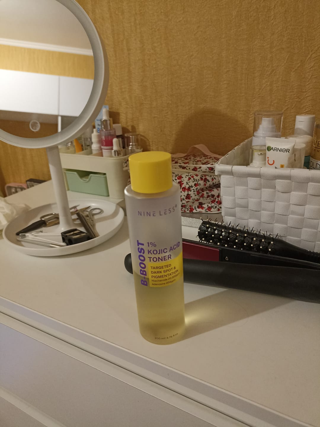 Customer photo review of Toniks mirdzuma piešķiršanai ādai ar kojskābi Nine Less B-Boost 1% Kojic Acid Toner