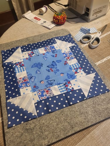 Customer photo review of Mrs Quilty Subscription Box