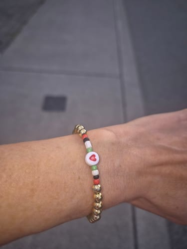 Customer photo review of Palestine Bracelet