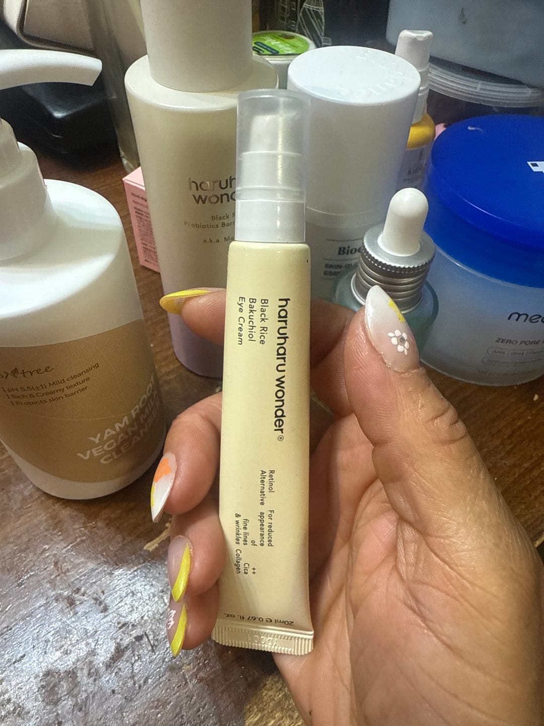 Customer photo review of [haruharu wonder] Black Rice Bakuchiol Eye Cream 20ml