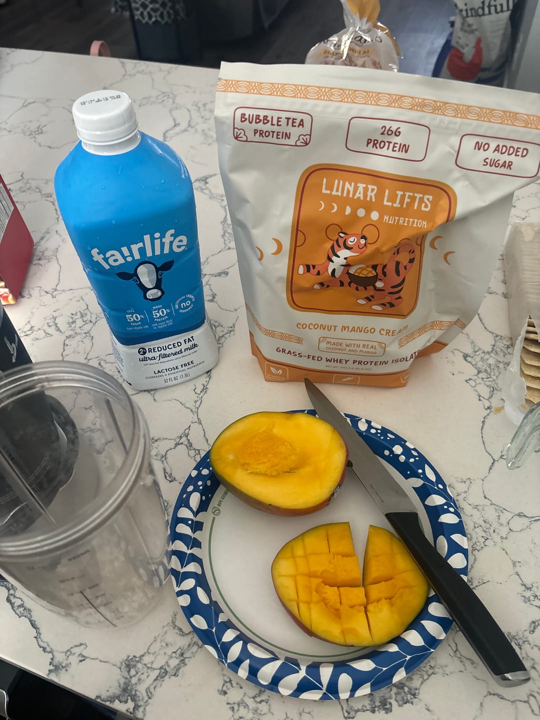 Customer photo review of Coconut Mango Cream - Whey Protein Isolate