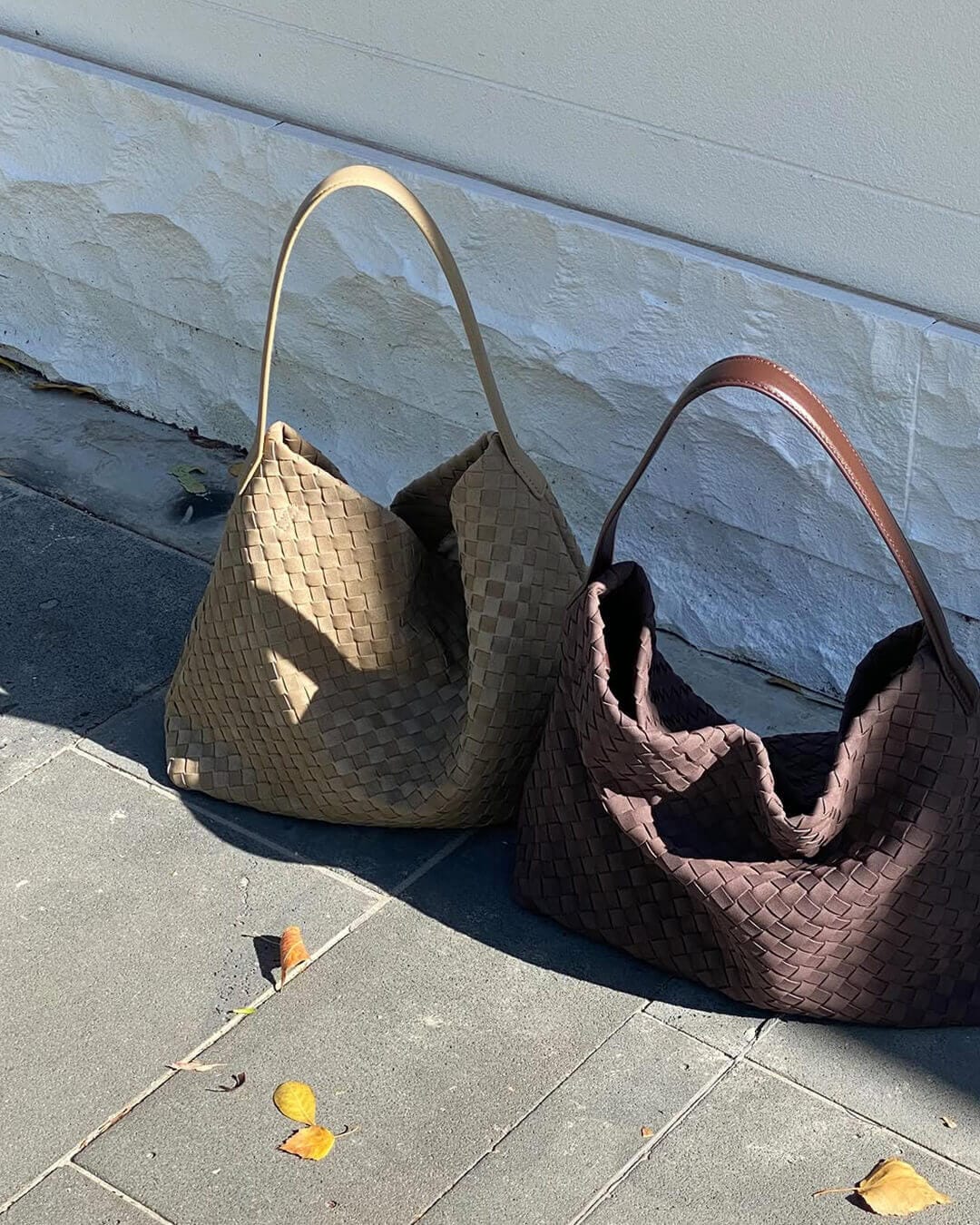 Customer photo review of Marceline Suede Tote Bag