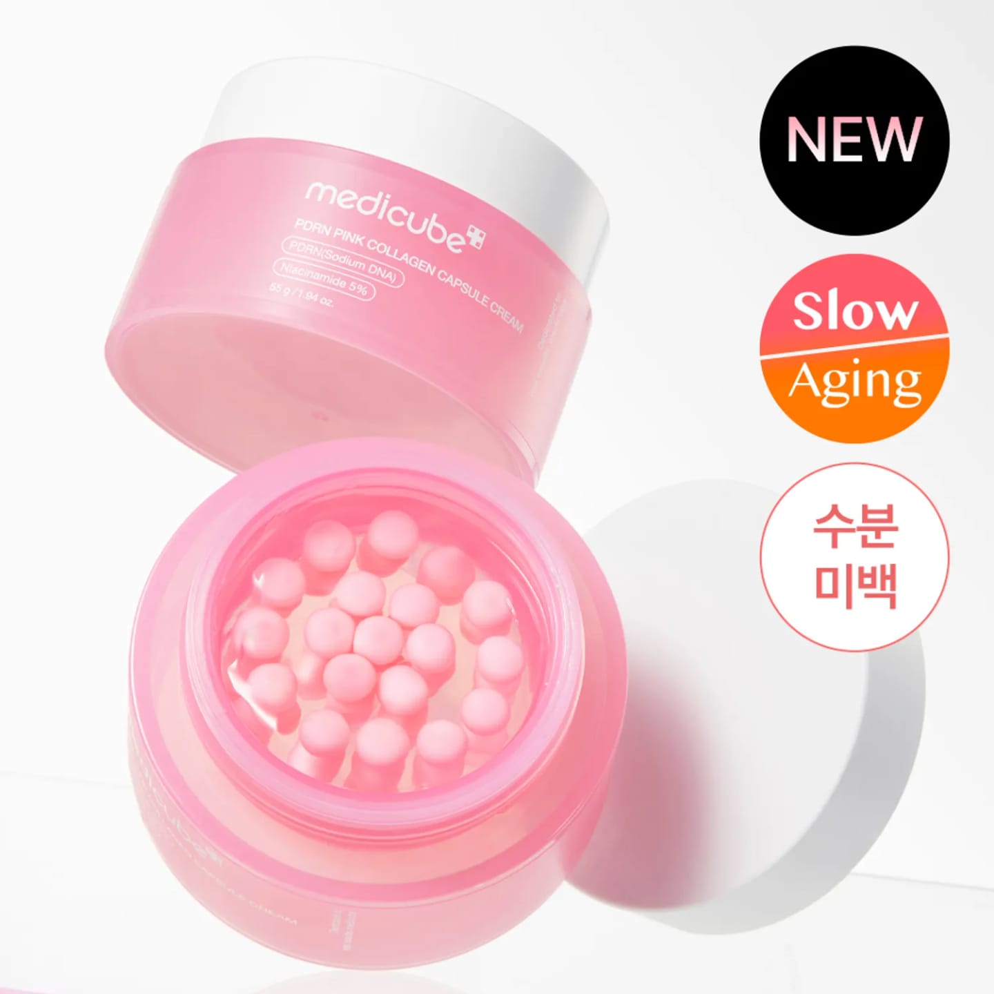 Customer photo review of PDRN Pink Collagen Capsule Cream