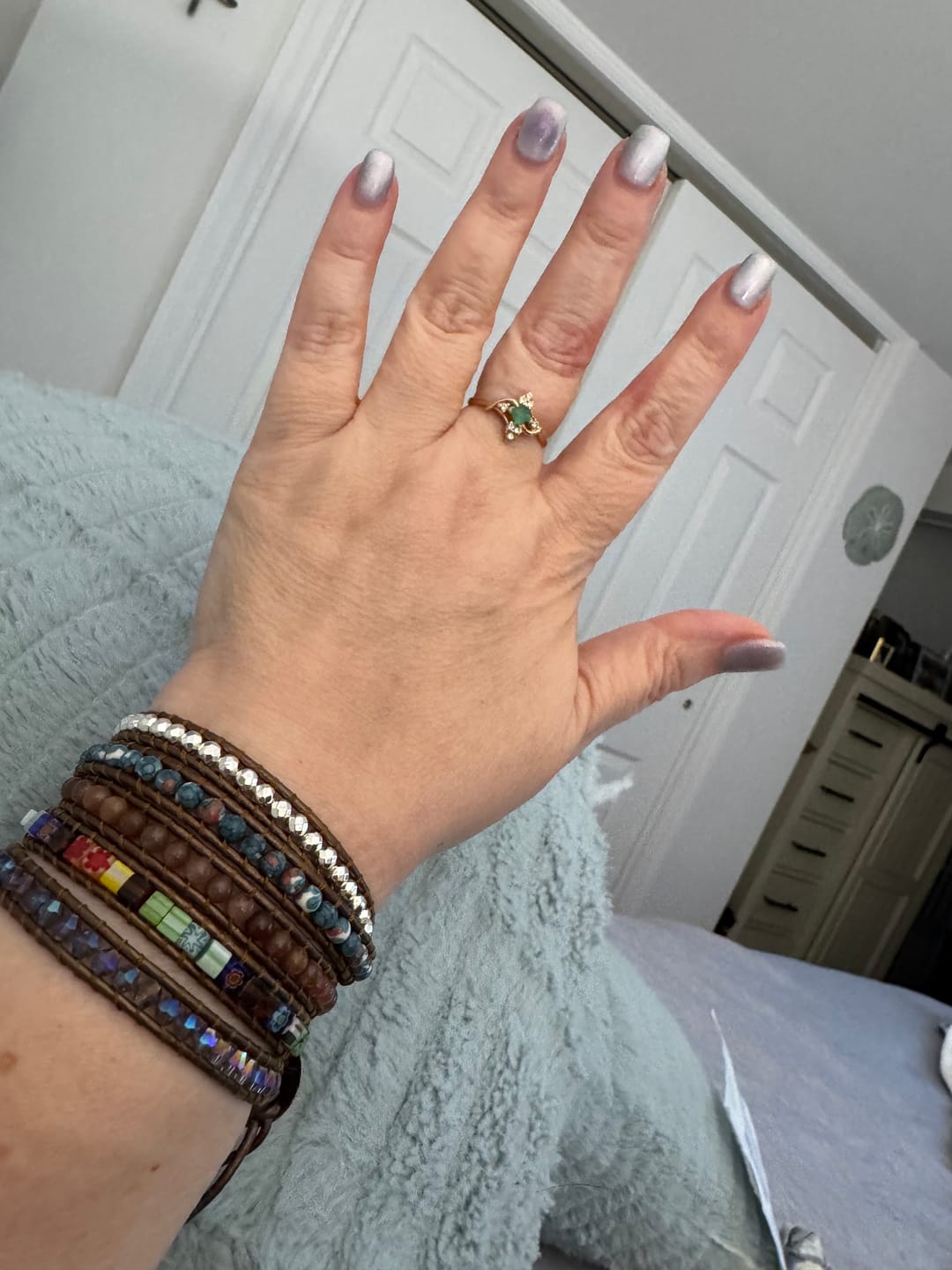 Customer photo review of Imperial Flower Protection Wrap Bracelet