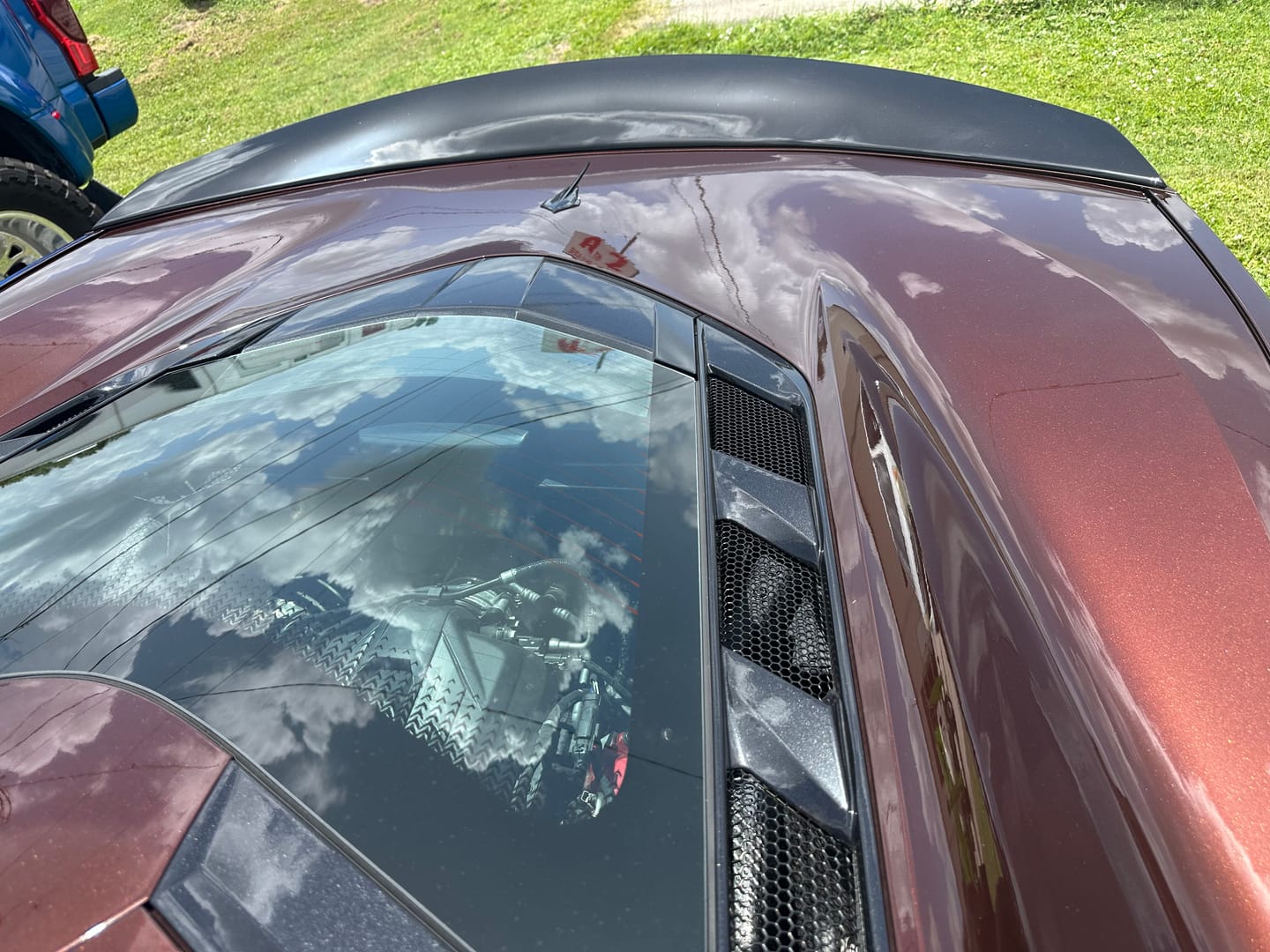 Customer photo review of Chevrolet Corvette C8 Rear Ducktail Rear Spoiler