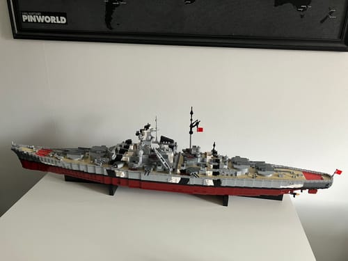 Customer photo review of 1:200 Bismarck 7164pcs