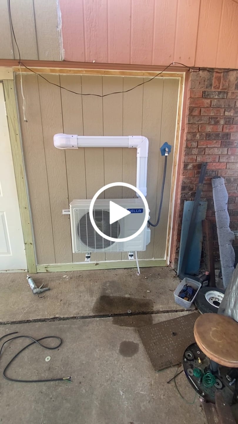 Customer video review of DELLA Vario Series 12000 BTU 23 SEER2 Mini Split Heat Pump AC - Up to 550 Sq.Ft.