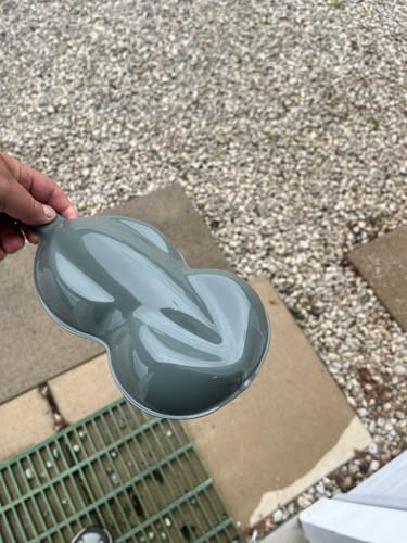 Customer photo review of Blank Speed Shapes for Paint Spray Out Samples