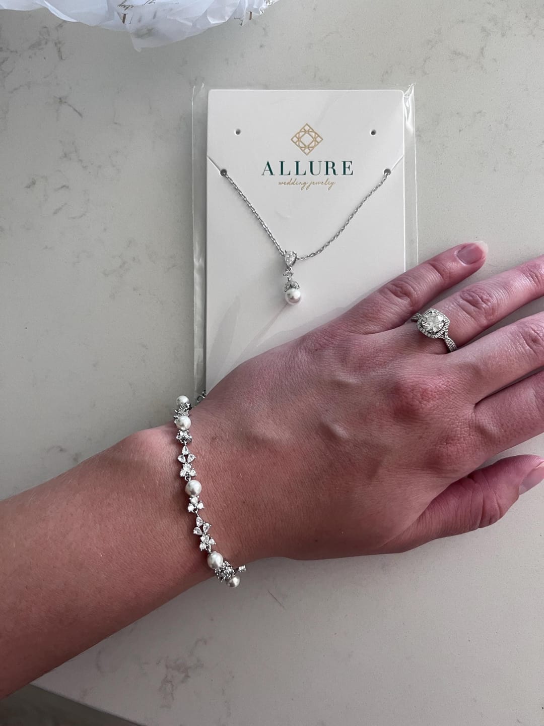 Customer photo review of Kathy Jewelry Set
