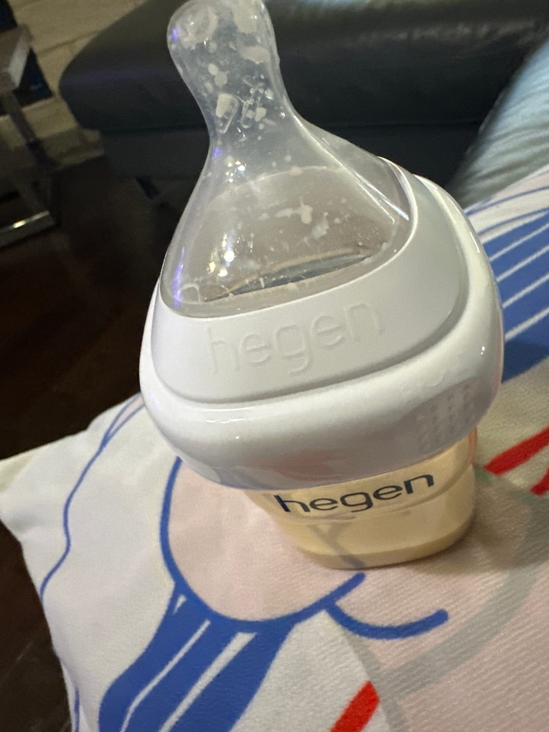 Customer photo review of Hegen Nipple Slow Flow, 2-Pack (1 to 3 months)