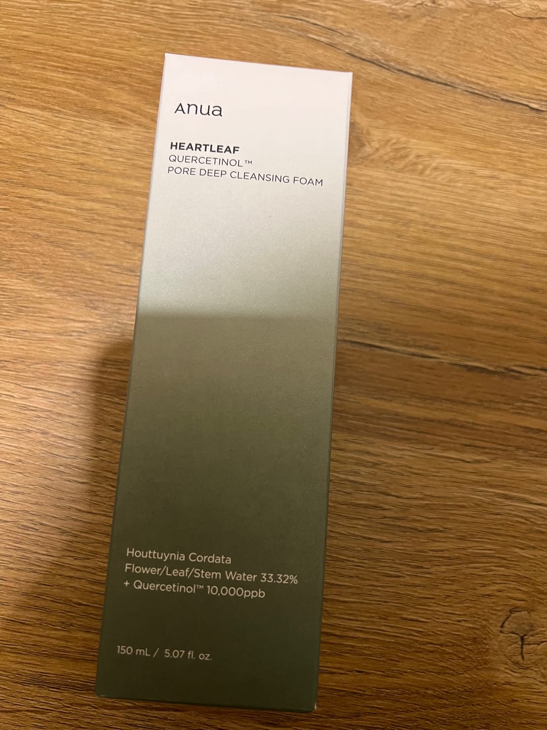 Customer photo review of Putiņas dziļai sejas mazgāšanai un attīrīšanai Anua Heartleaf Quercetinol Deep Pore Cleansing Foam
