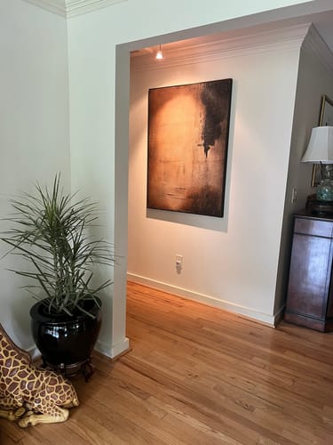 Customer photo review of Abstract Painting Canvas #AP128