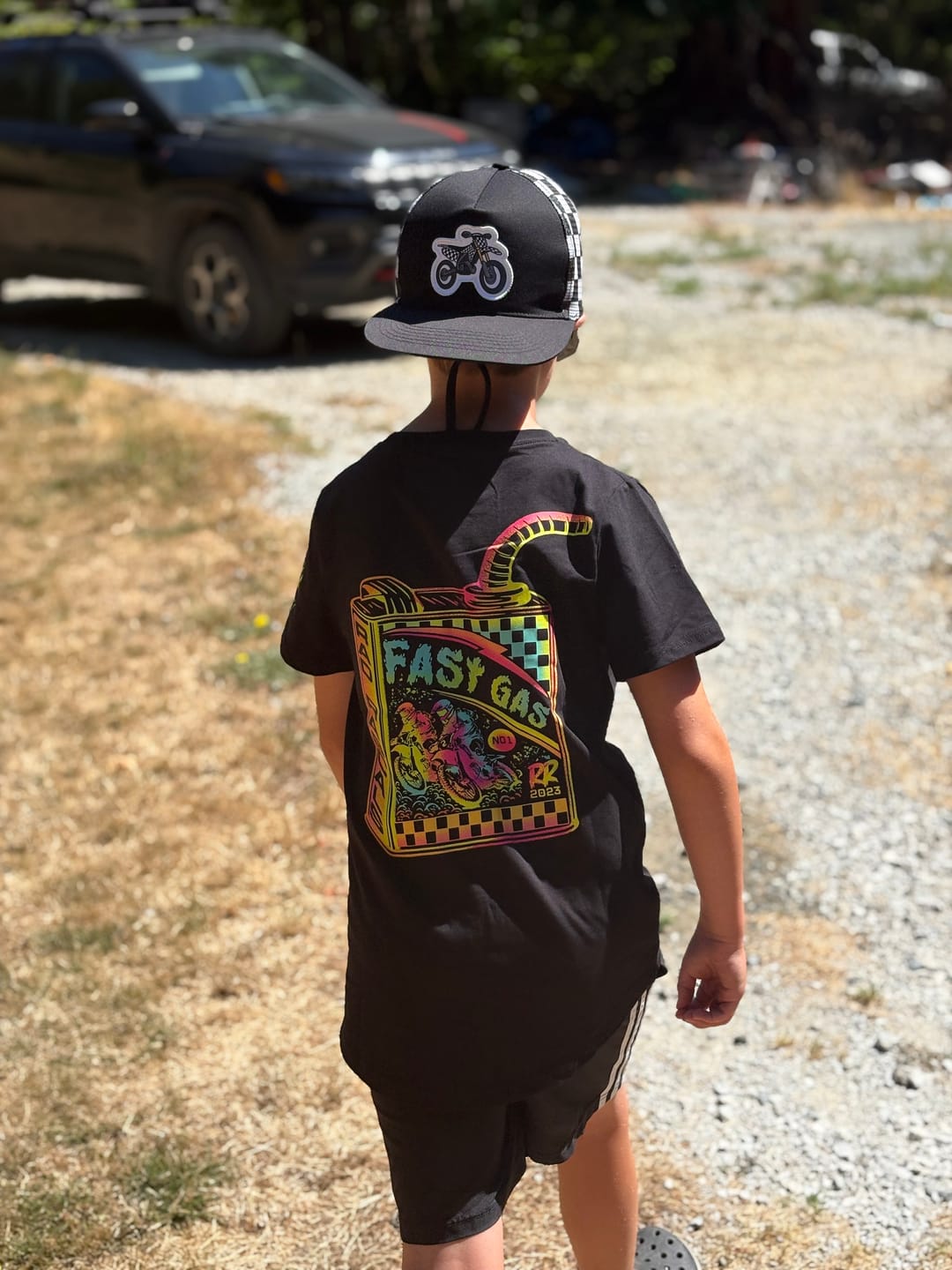 Customer photo review of Fast Gas T-Shirt
