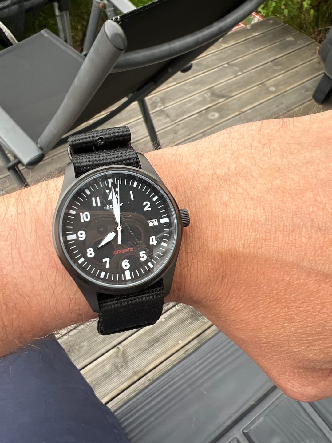 Customer photo review of Far-Far Automatisk Pilotklokke Helsort
