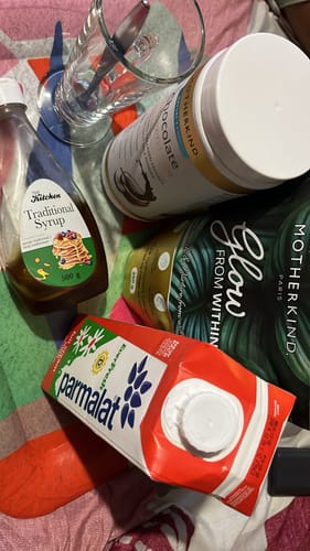 Customer photo review of Chocolate Collagen Latte