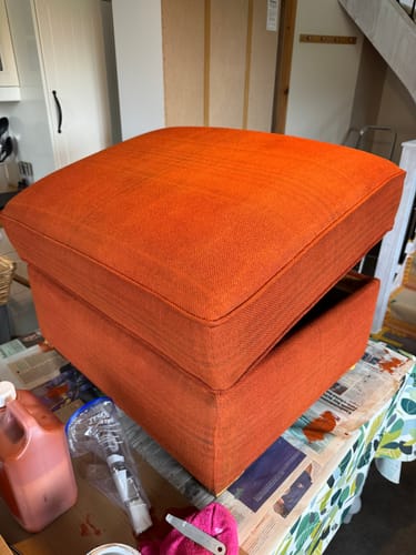 Customer photo review of Fabric Paint -- Orange