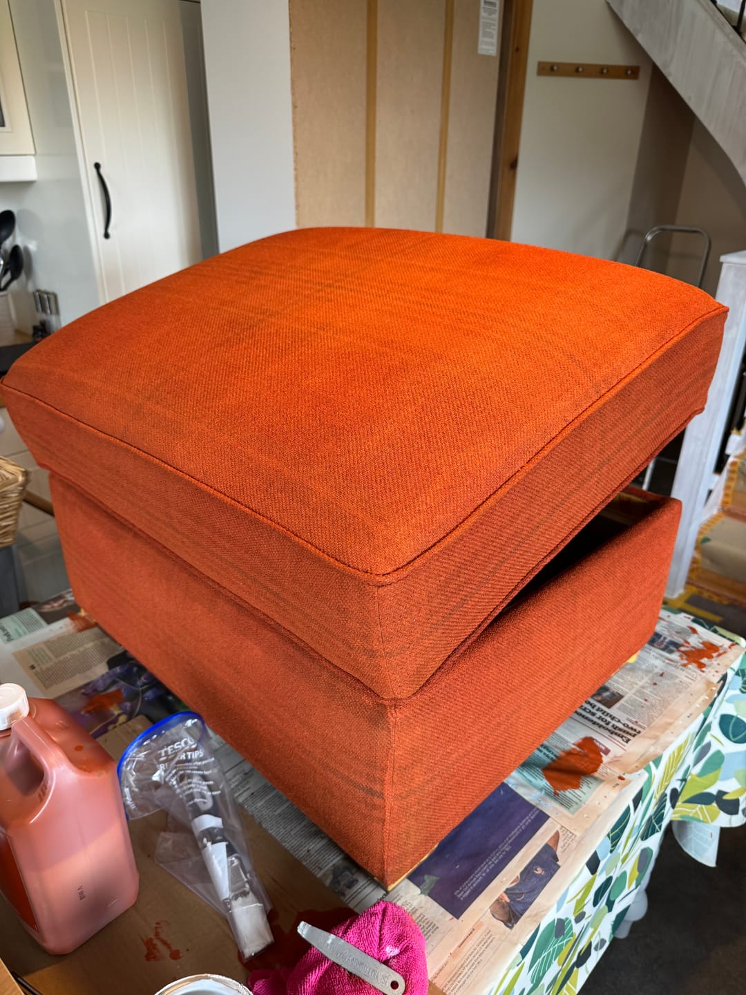 Customer photo review of Fabric Paint -- Orange