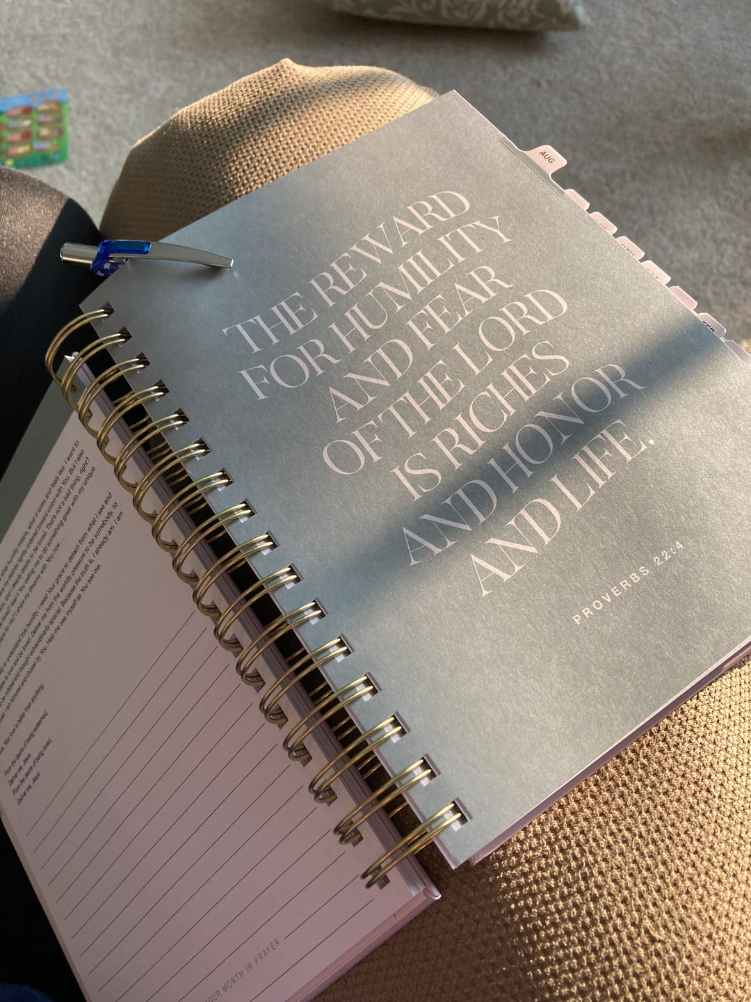 Customer photo review of Catholic Academic Liturgical Planner // Mini Layout