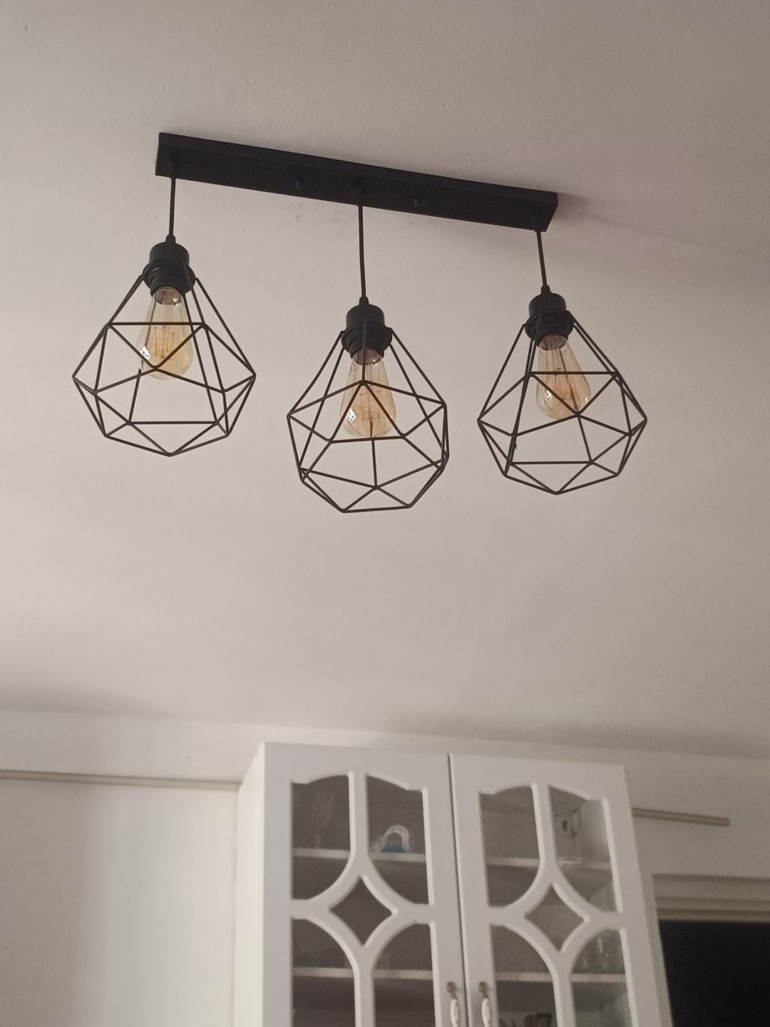 Customer photo review of Bec LED E27 Vintage ST64 6W
