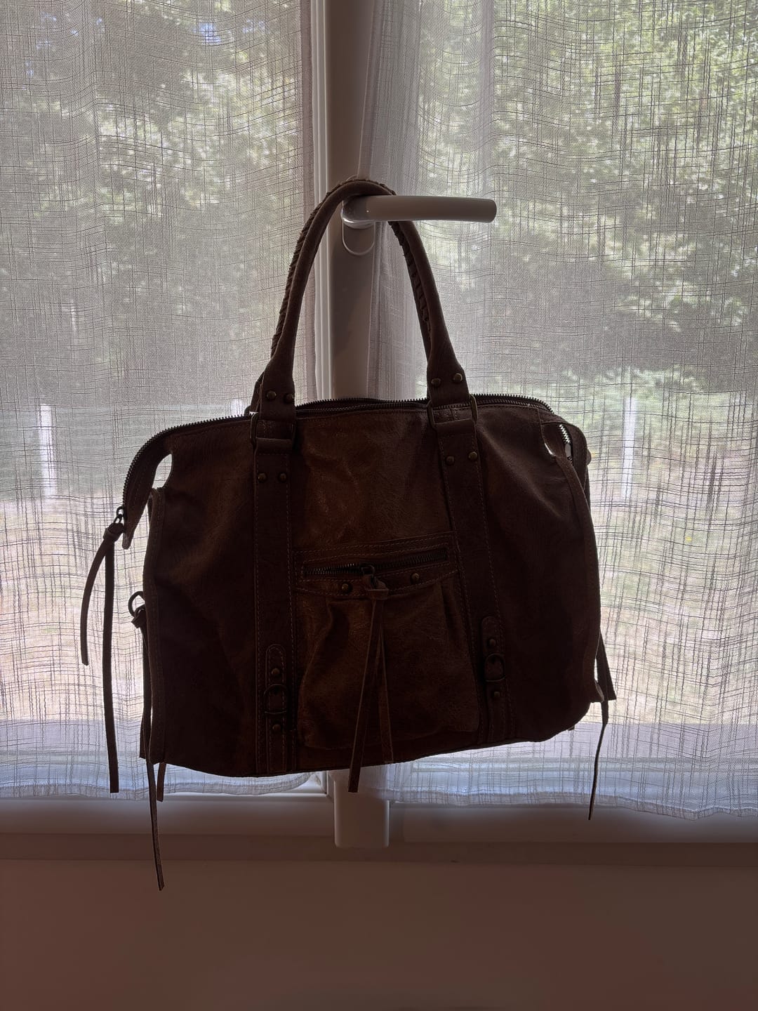 Customer photo review of It girl bag teddy brown